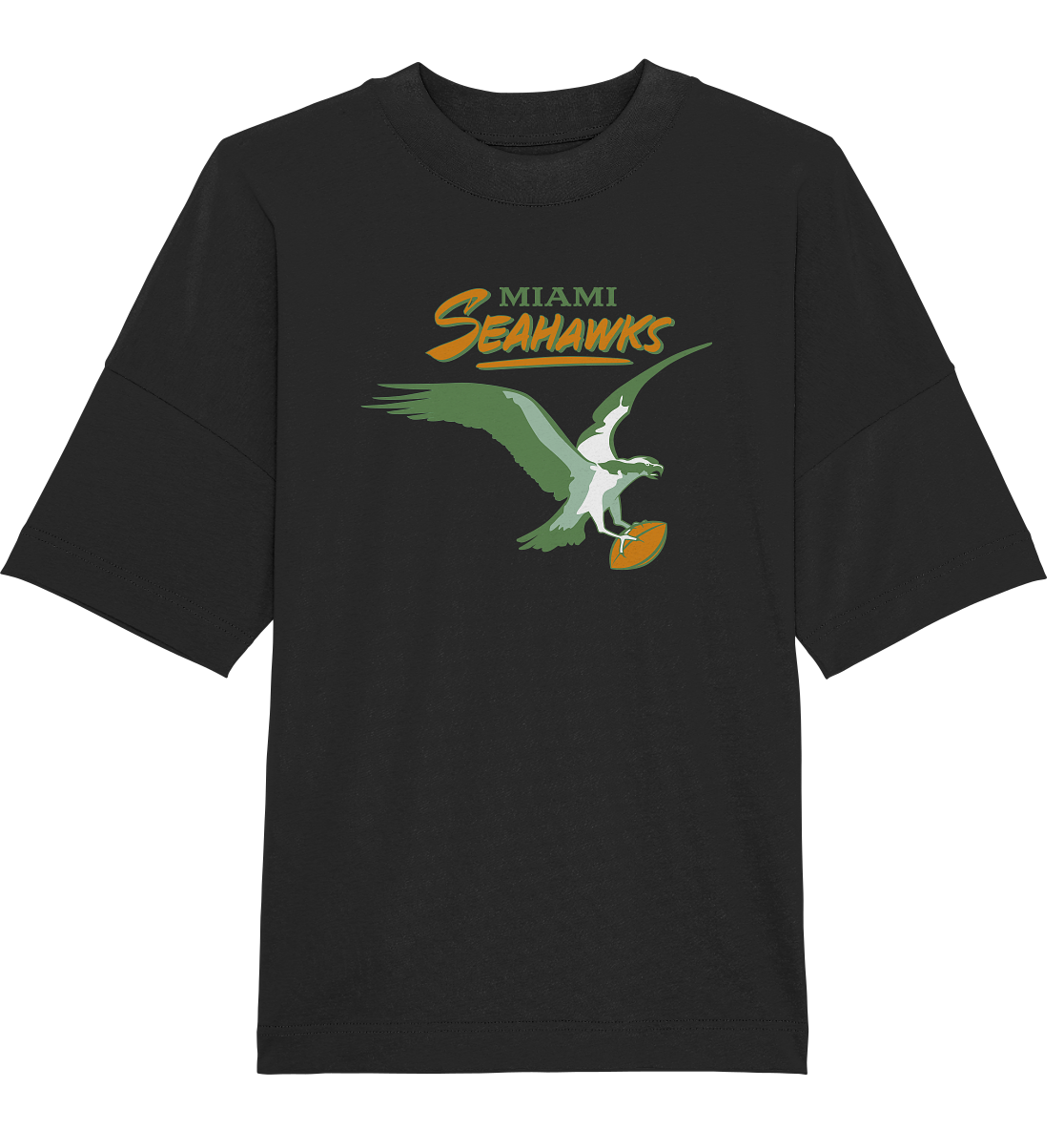 Miami Seahawks Organic Oversize Shirt - Amfoo Shop