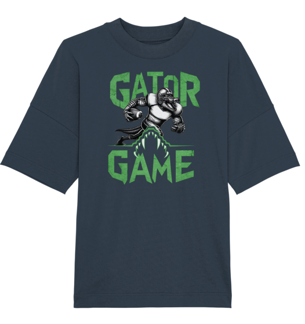 Gator Game - Organic Oversize Shirt - Amfoo Shop