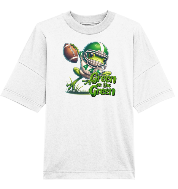 Green Frog- Organic Oversize Shirt - Amfoo Shop