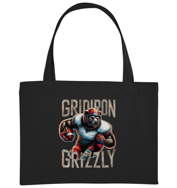 Gridiron Grizzly - Organic Shopping-Bag - Amfoo Shop