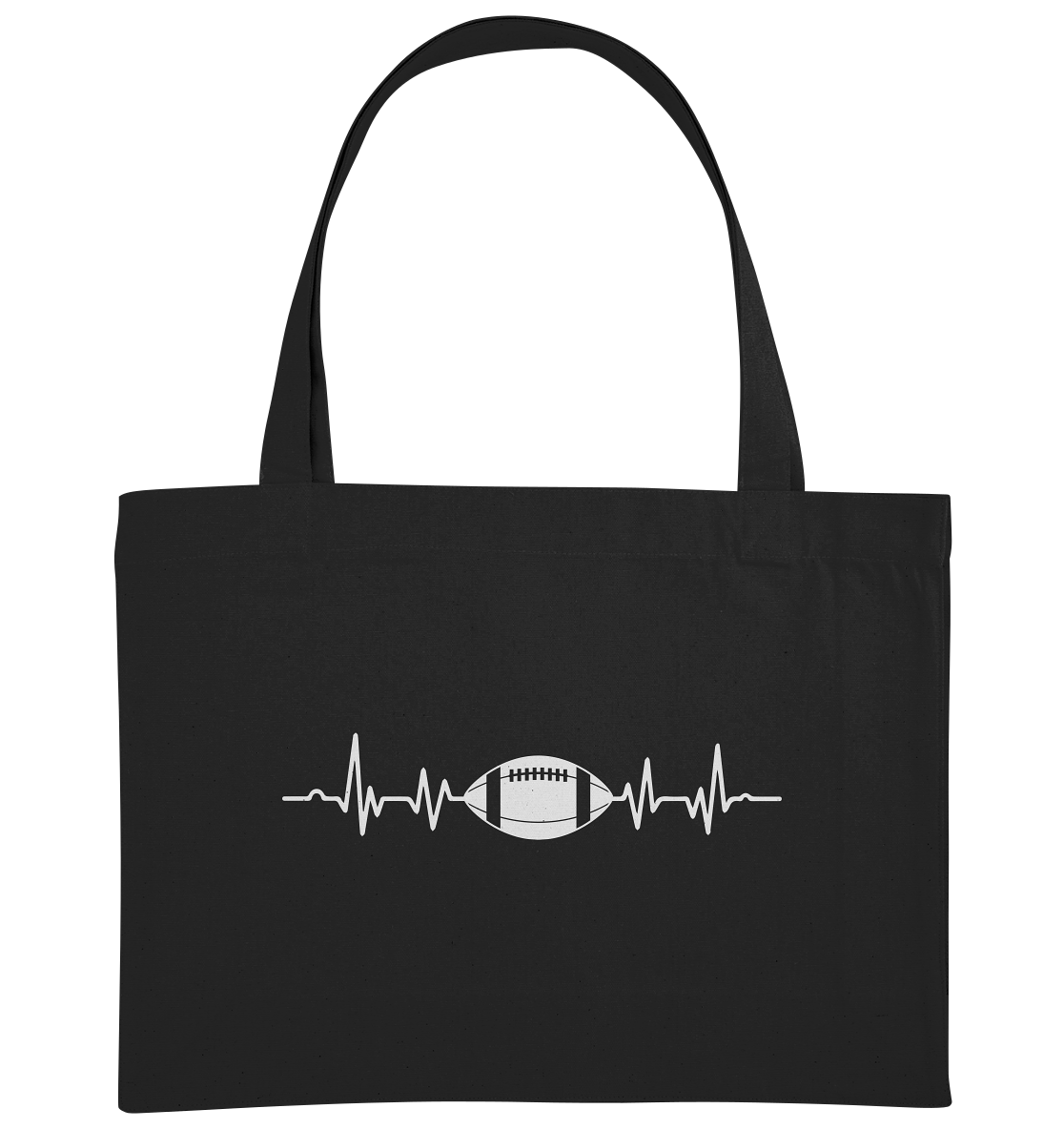 Football Heartbeat - Organic Shopping-Bag - Amfoo Shop