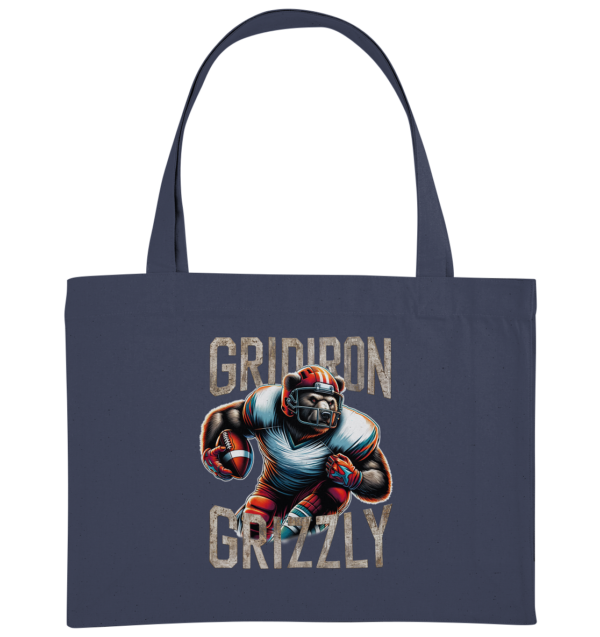 Gridiron Grizzly - Organic Shopping-Bag - Amfoo Shop