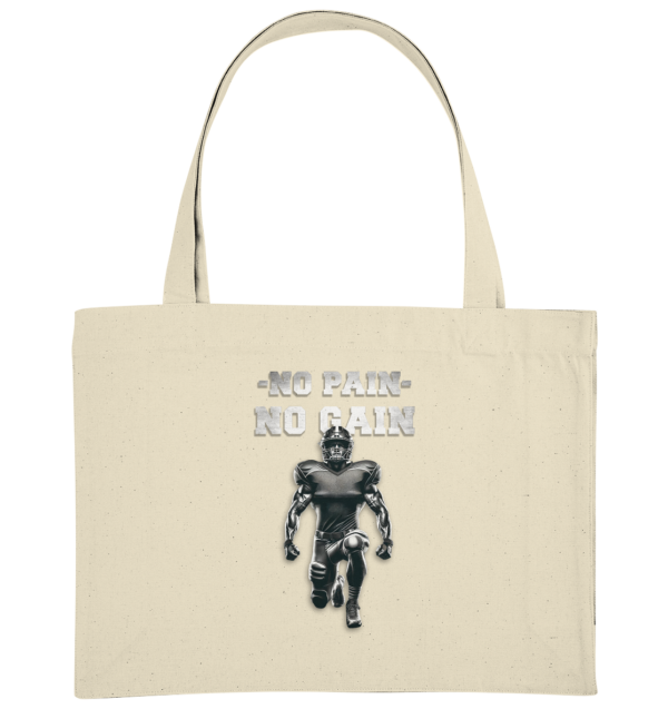 No Pain No Gain Metal - Organic Shopping-Bag - Amfoo Shop