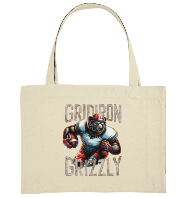 Gridiron Grizzly - Organic Shopping-Bag - Amfoo Shop