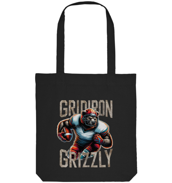 Gridiron Grizzly - Organic Tote-Bag - Amfoo Shop