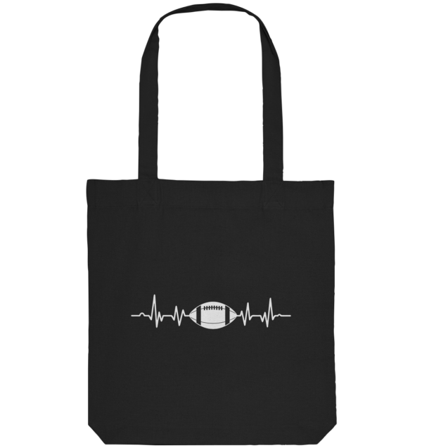 Football Heartbeat - Organic Tote-Bag - Amfoo Shop