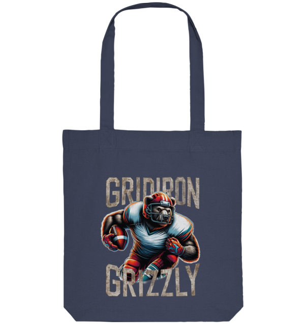 Gridiron Grizzly - Organic Tote-Bag - Amfoo Shop