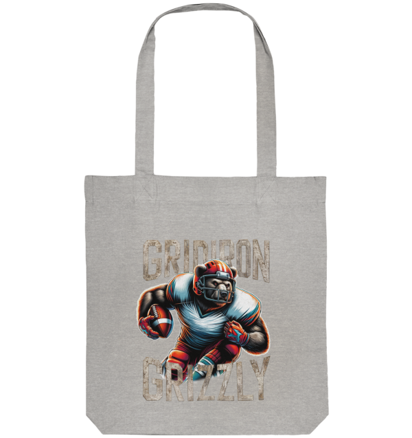 Gridiron Grizzly - Organic Tote-Bag - Amfoo Shop