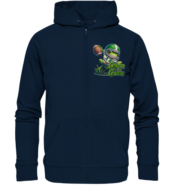 Green Frog- Organic Zipper - Amfoo Shop