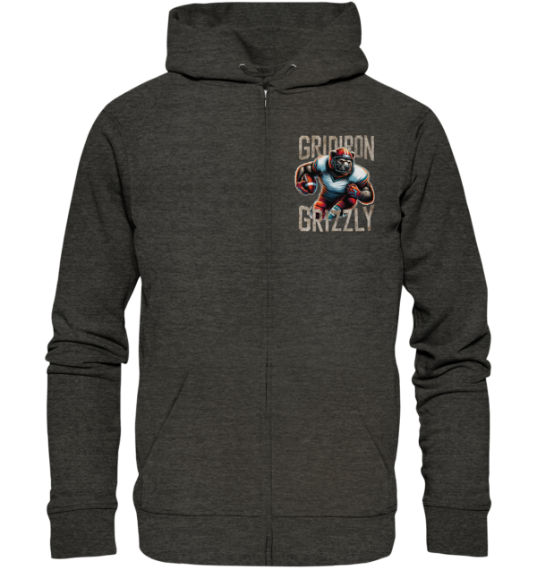 Gridiron Grizzly - Organic Zipper - Amfoo Shop