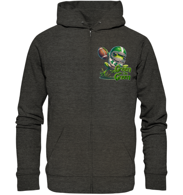 Green Frog- Organic Zipper - Amfoo Shop