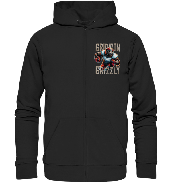 Gridiron Grizzly - Organic Zipper - Amfoo Shop