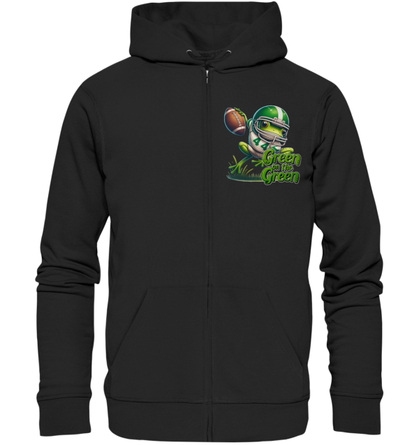 Green Frog- Organic Zipper - Amfoo Shop