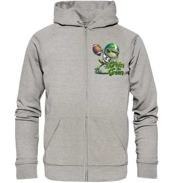 Green Frog- Organic Zipper - Amfoo Shop