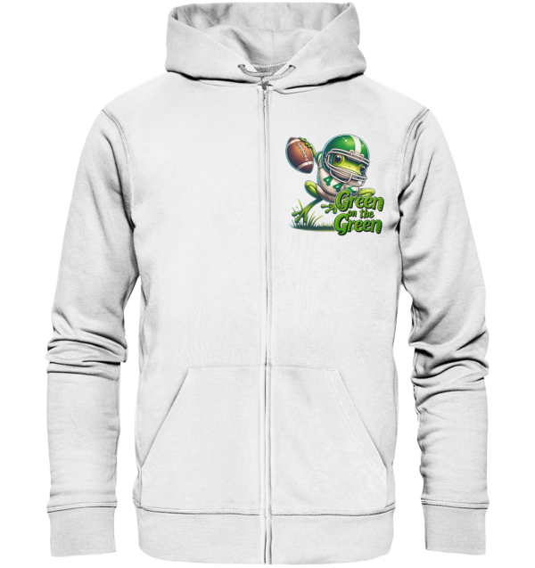 Green Frog- Organic Zipper - Amfoo Shop