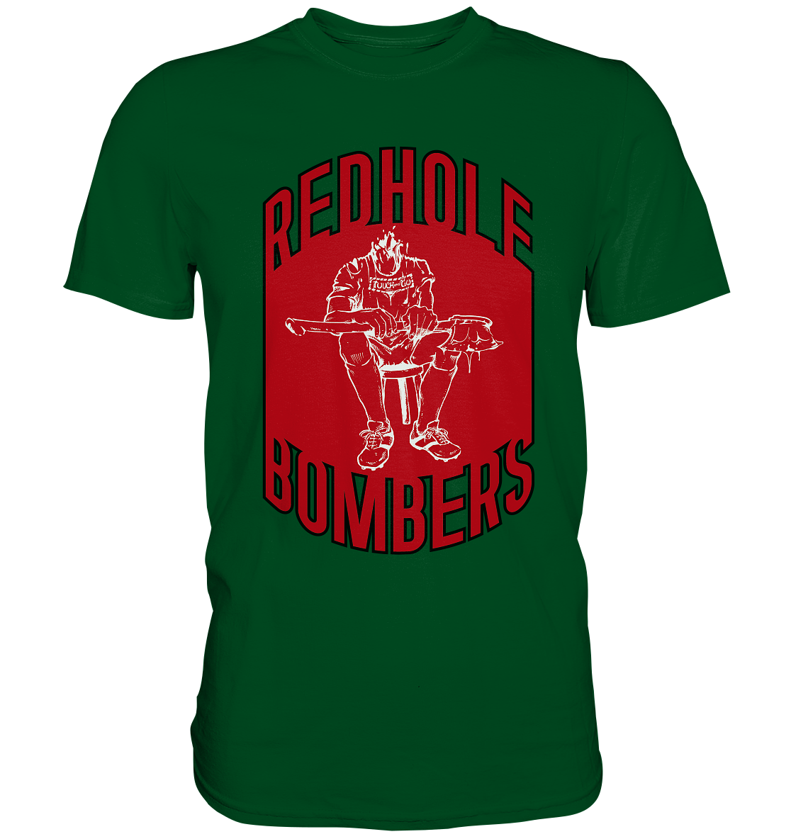 Red Hole Bombers Premium Shirt - Amfoo Shop