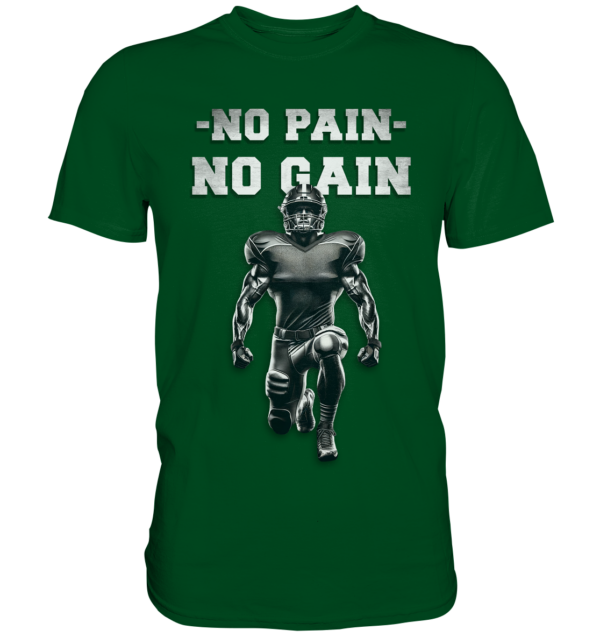 No Pain No Gain Metal - Premium Shirt - Amfoo Shop