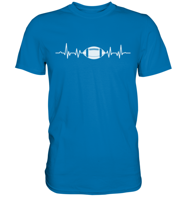 Football Heartbeat - Premium Shirt - Amfoo Shop