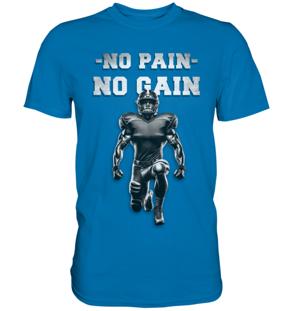 No Pain No Gain Metal - Premium Shirt - Amfoo Shop