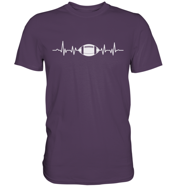 Football Heartbeat - Premium Shirt - Amfoo Shop