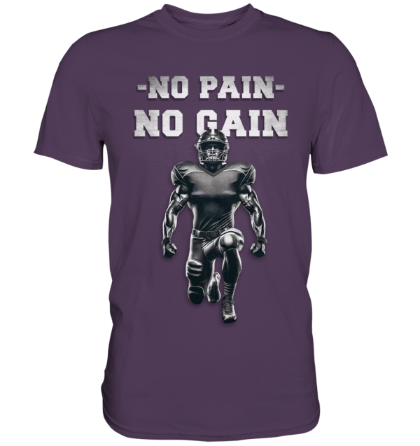 No Pain No Gain Metal - Premium Shirt - Amfoo Shop