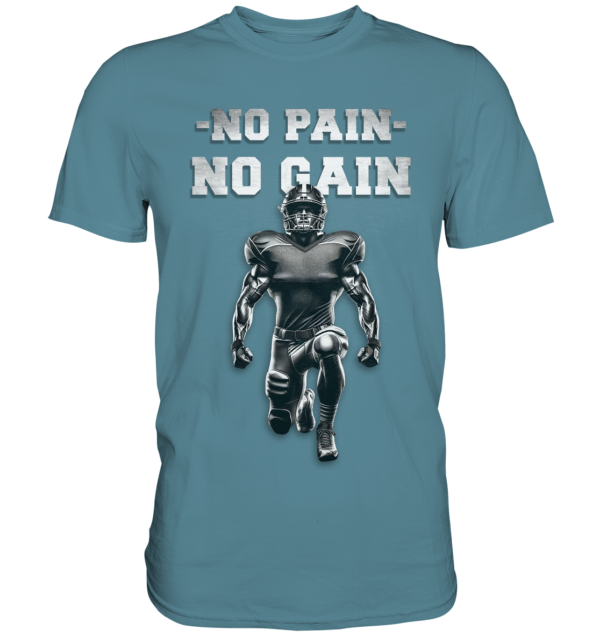 No Pain No Gain Metal - Premium Shirt - Amfoo Shop