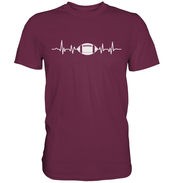 Football Heartbeat - Premium Shirt - Amfoo Shop