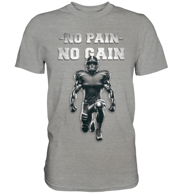 No Pain No Gain Metal - Premium Shirt - Amfoo Shop