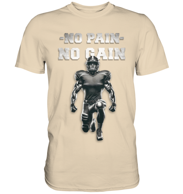 No Pain No Gain Metal - Premium Shirt - Amfoo Shop