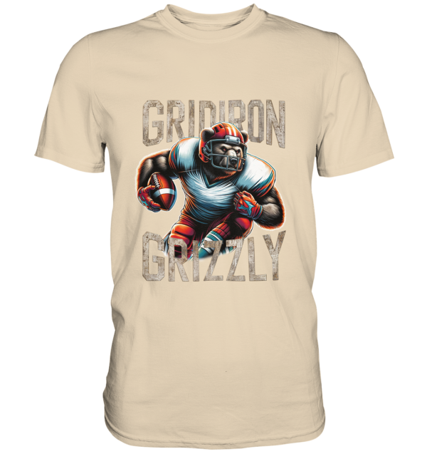 Gridiron Grizzly - Premium Shirt - Amfoo Shop