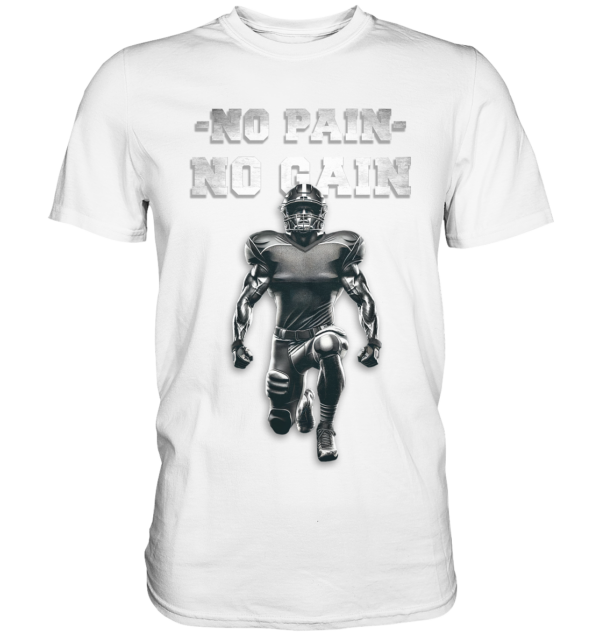 No Pain No Gain Metal - Premium Shirt - Amfoo Shop