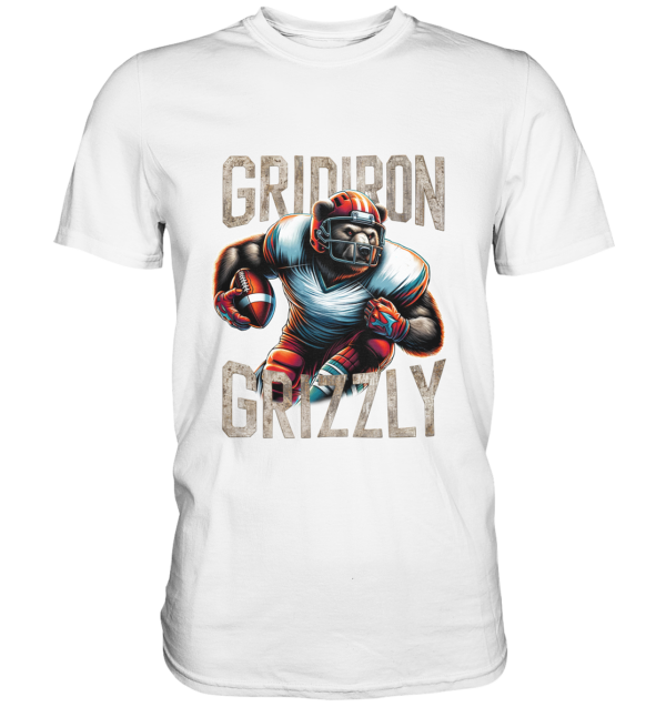 Gridiron Grizzly - Premium Shirt - Amfoo Shop