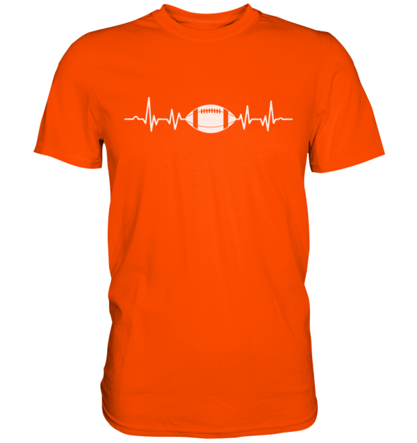 Football Heartbeat - Premium Shirt - Amfoo Shop