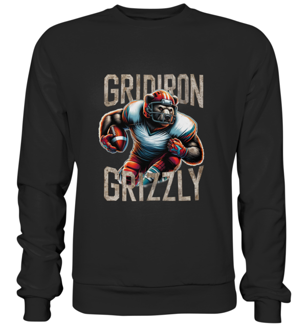 Gridiron Grizzly - Premium Sweatshirt - Amfoo Shop