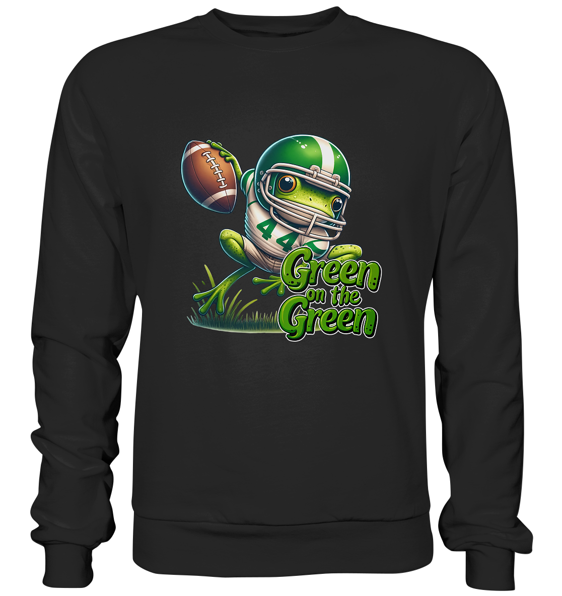 Green Frog- Premium Sweatshirt - Amfoo Shop