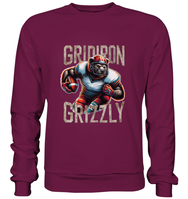 Gridiron Grizzly - Premium Sweatshirt - Amfoo Shop