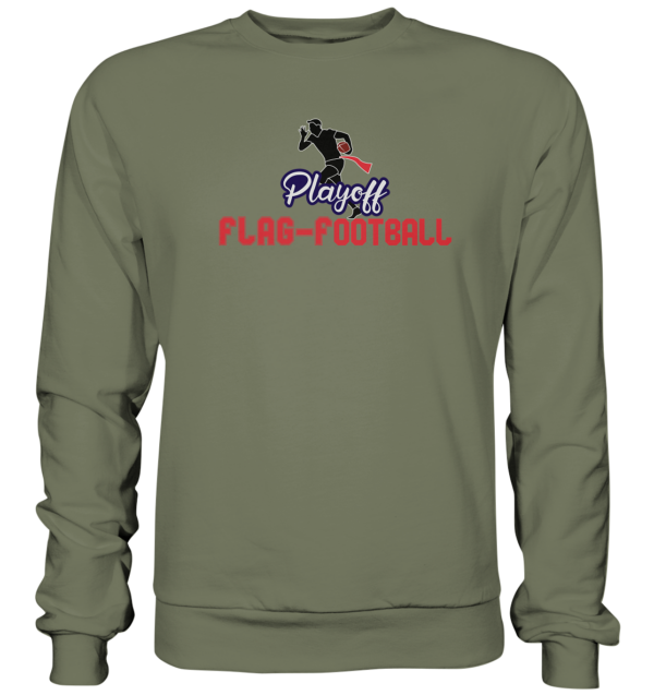 Playoff Flag Football Men red - Premium Sweatshirt - Amfoo Shop