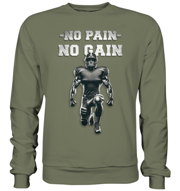 No Pain No Gain Metal - Premium Sweatshirt - Amfoo Shop