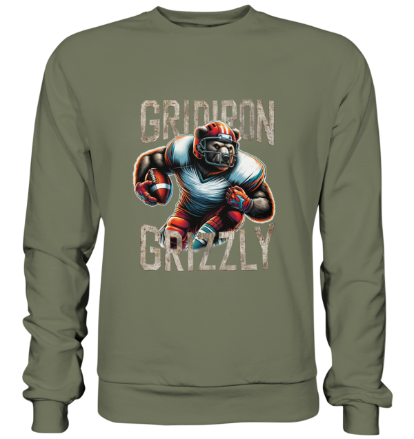 Gridiron Grizzly - Premium Sweatshirt - Amfoo Shop