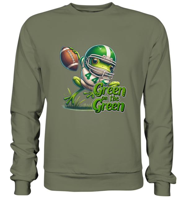 Green Frog- Premium Sweatshirt - Amfoo Shop