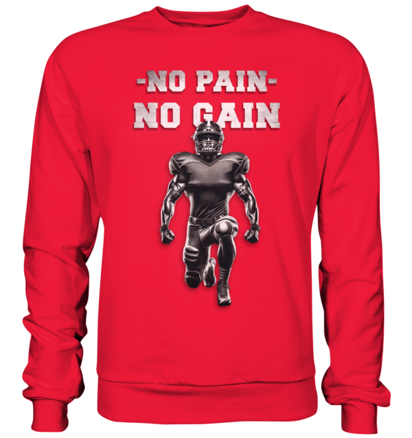 No Pain No Gain Metal - Premium Sweatshirt - Amfoo Shop