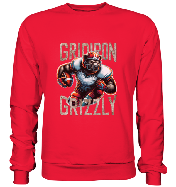 Gridiron Grizzly - Premium Sweatshirt - Amfoo Shop