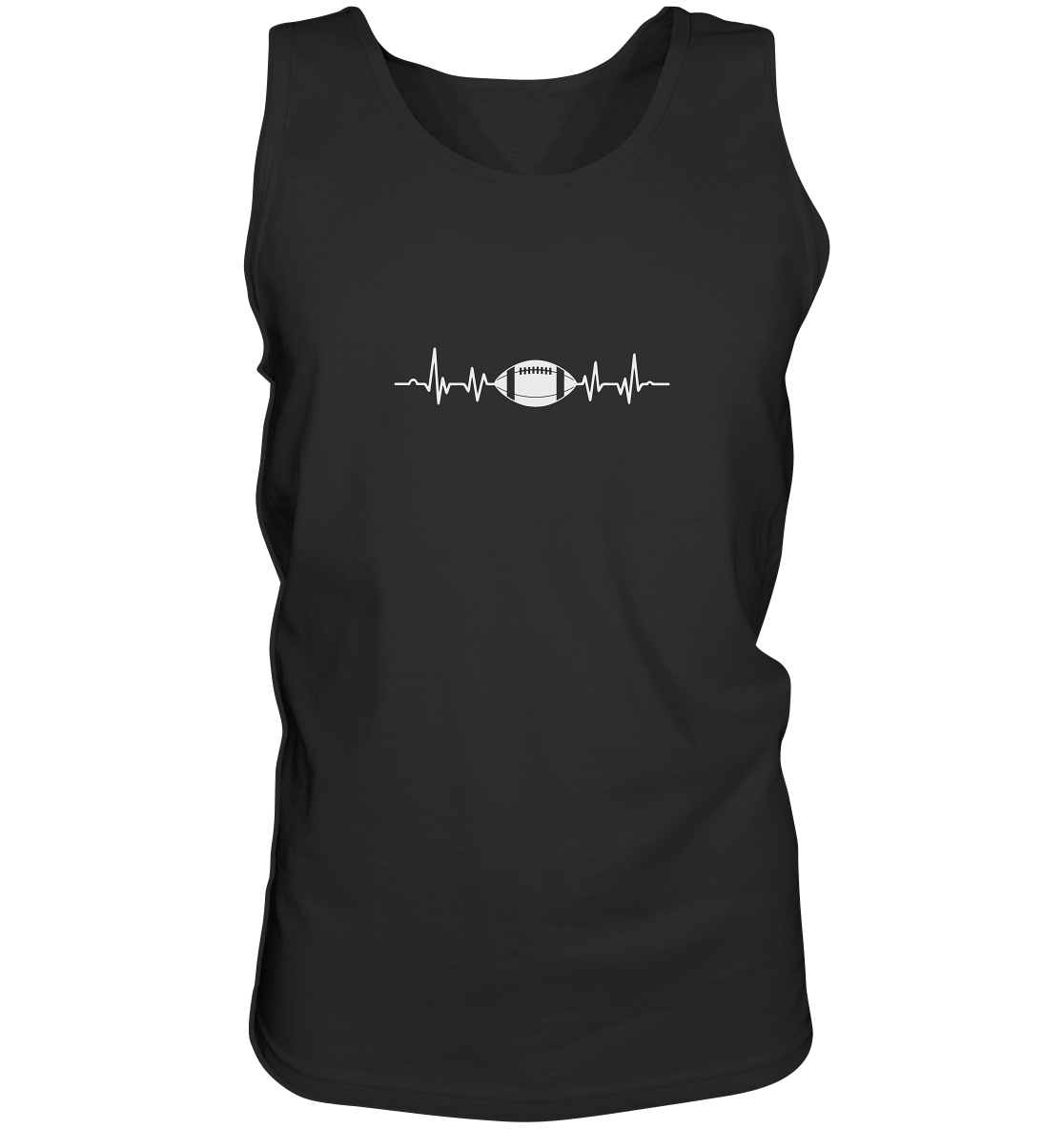 Football Heartbeat - Tank-Top - Amfoo Shop