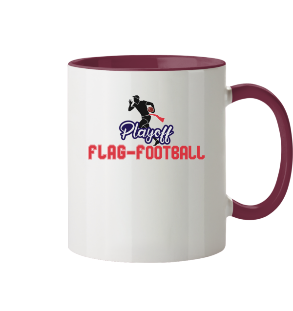 Playoff Flag Football Men red - Tasse zweifarbig - Amfoo Shop