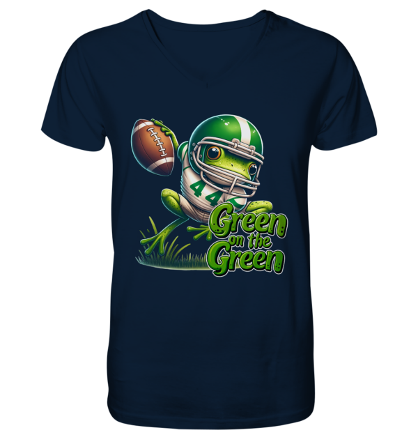 Green Frog- V-Neck Shirt - Amfoo Shop