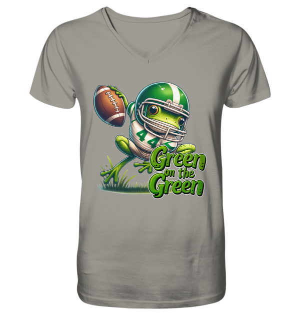 Green Frog- V-Neck Shirt - Amfoo Shop