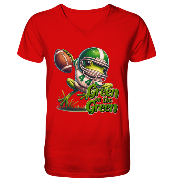 Green Frog- V-Neck Shirt - Amfoo Shop