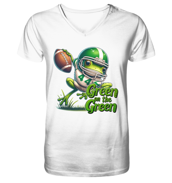 Green Frog- V-Neck Shirt - Amfoo Shop