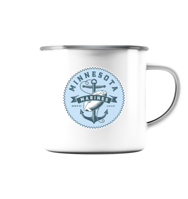 Minnesota Marines II - Emaille Tasse (Silber) - Amfoo Shop