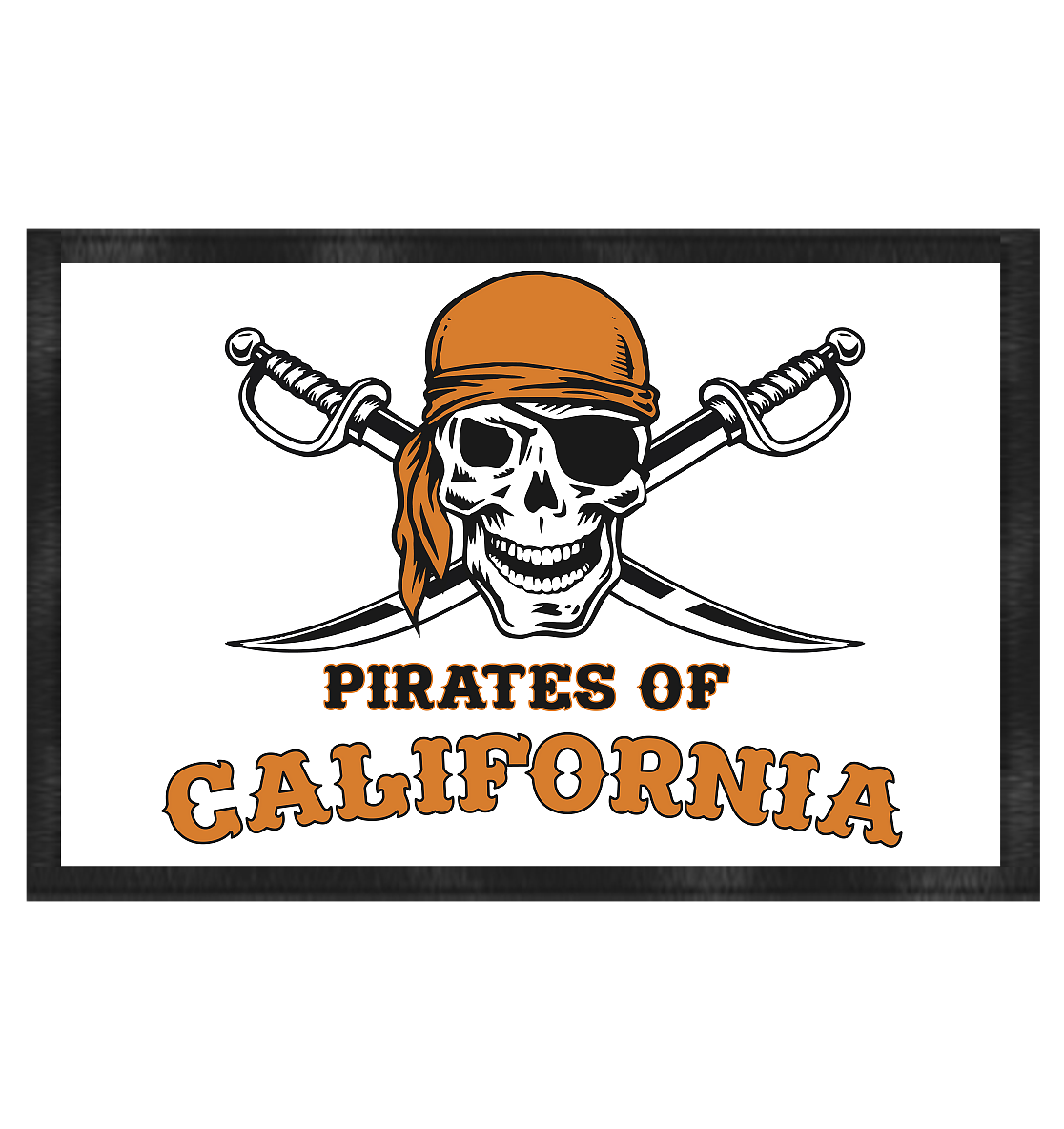 Pirates of California - Fußmatte 60x40cm - Amfoo Shop